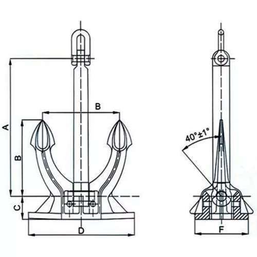 Якорь Spek марка Сталь 20, ГОСТ 30563-98 в г. Липецк